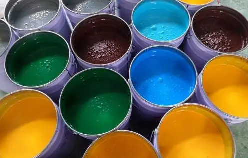 （圖：涂料展示圖）