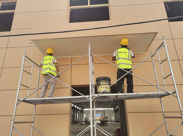 （圖：真石漆使用展示圖）