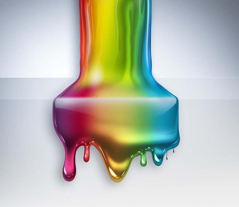 (圖:涂料展示圖)