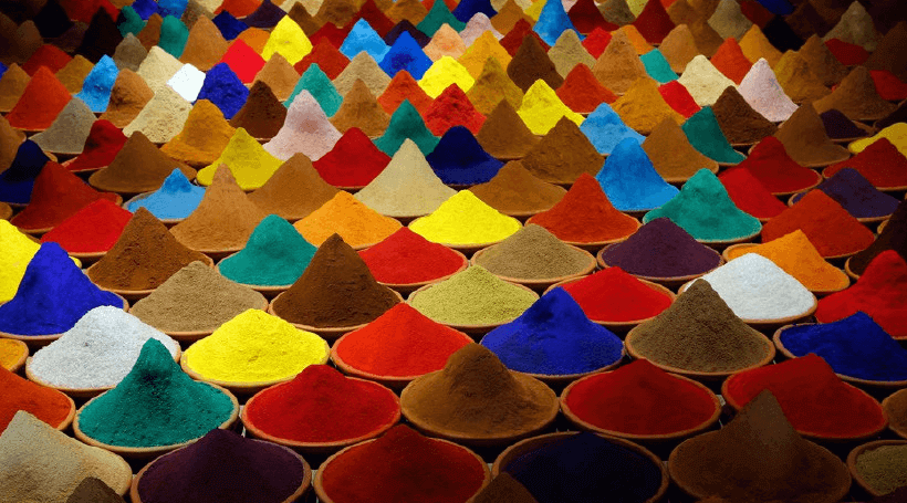 （圖：活性染料展示圖）